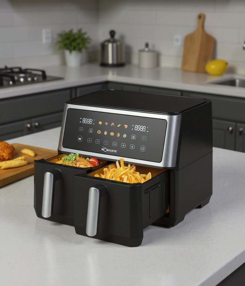 Airfryer 10 Litres 2850W Tactile Avec Fenêtre Robuste AF10 – Image 2