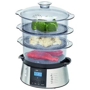 Cuiseur Vapeur Électrique En Inox 800W Clatronic DG3547