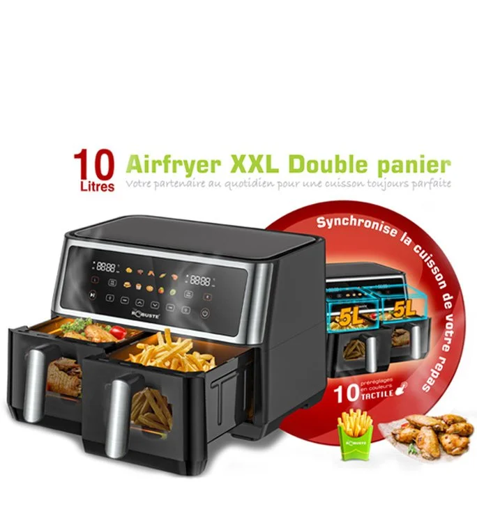 Airfryer 10 Litres 2850W Tactile Avec Fenêtre Robuste AF10 – Image 6