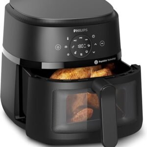 Friteuse À Air Chaud Saine 6.2L 1700W À Technologie RapidAir Philips NA230/09