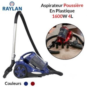 Aspirateur Poussière 1600W 4L Raylan Bleu