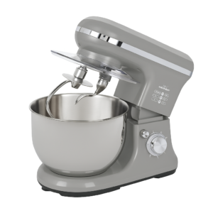 Pétrin Double Crochets 05L - 1200W Gris avec 04 Accessoires Matrix MX-4085