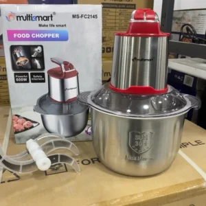 Hachoir Inox 400W 3L 6 lames inox Multismart MS-FC 2143