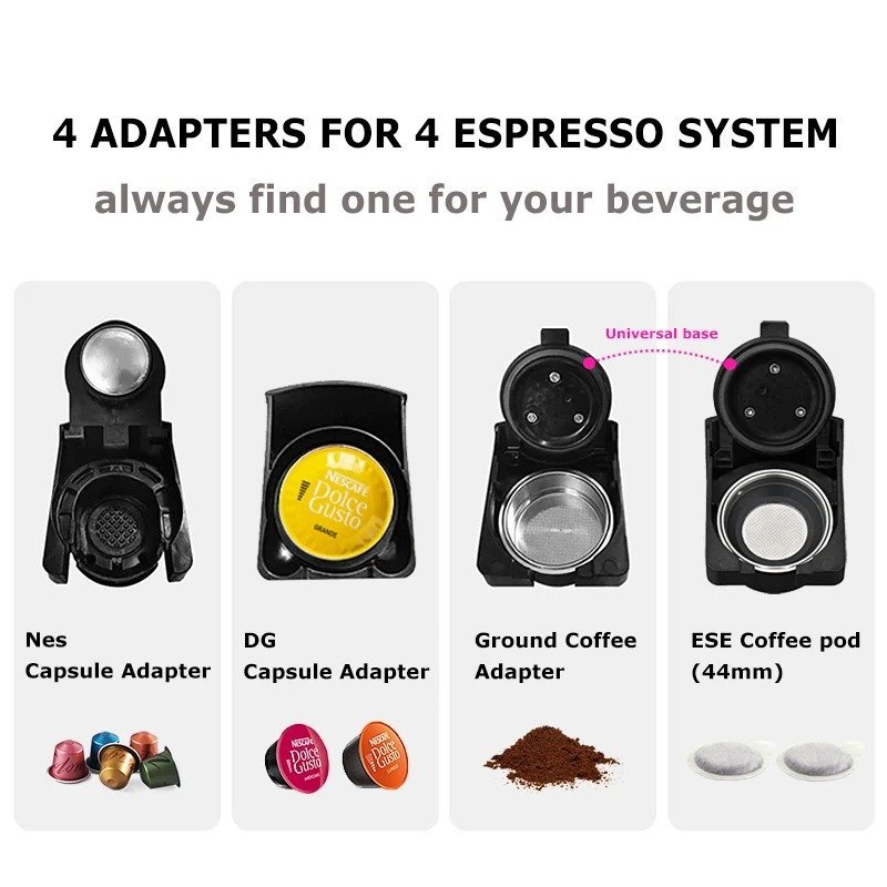 Cafetière 4 en 1 Multi-Capsules 19Bar 1450W Bomann ES 1190 CB – Image 3