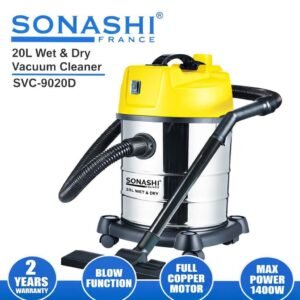 Aspirateur pour travaux humides et secs 20L Sonashi SVC-9020D